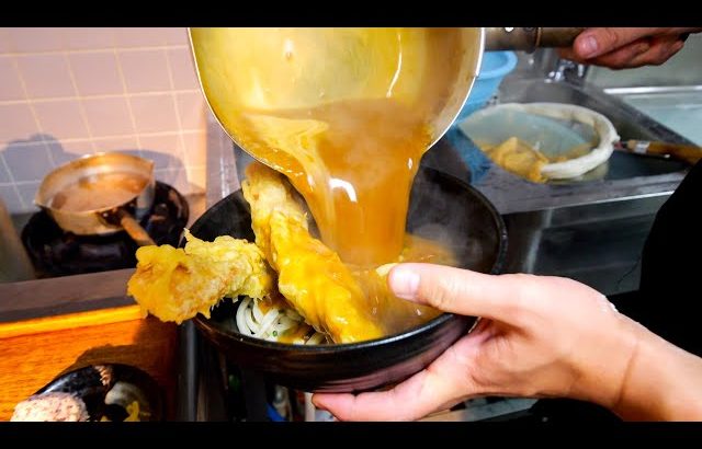 【うどんそば 大阪 奈良 Udonsoba Osaka Nara】激うま爆弾とり天カレーうどん！驚異的な人気を誇るうどん専門店こだわりの一杯 INCREDIBLE NOODLES Japanese Curry Udon Noodles