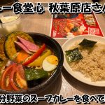 【カレー食べてきた】「カレー食堂心 秋葉原店」さんの『１日分野菜のスープカレー』を食べてきた！